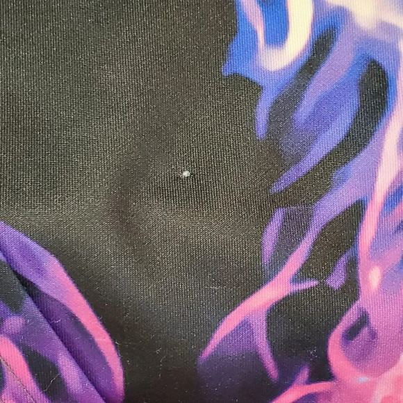 Neon Smoke Smog Print Pullover Hoodie 4XL unisex front pouch pocket psychedelic - Picture 8 of 10